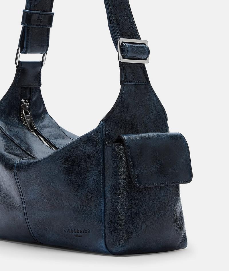 Liebeskind Herren Parker Crossbody S - Navy