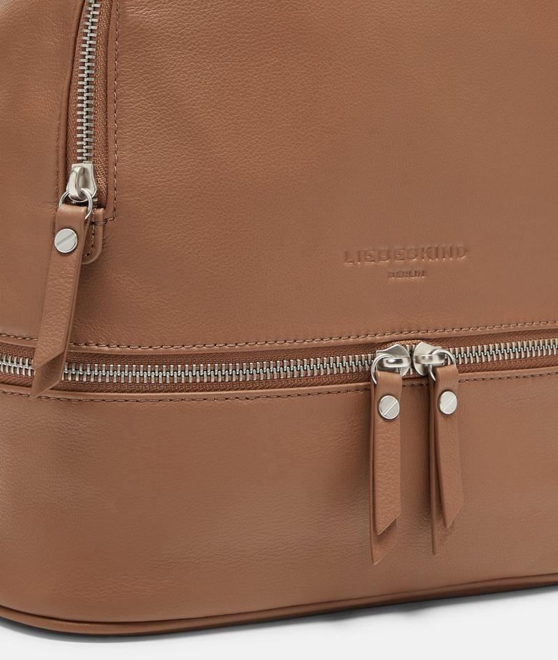 Liebeskind Herren Alita Backpack M - Karamell