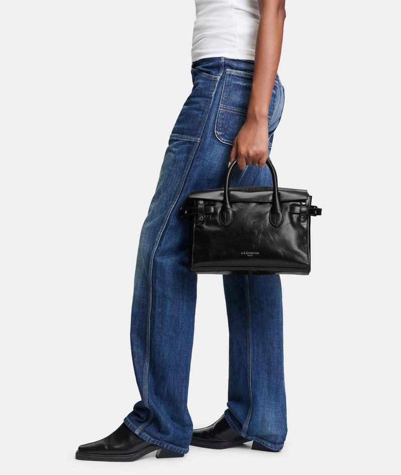 Liebeskind Herren Archive Gloria Satchel M - Schwarz