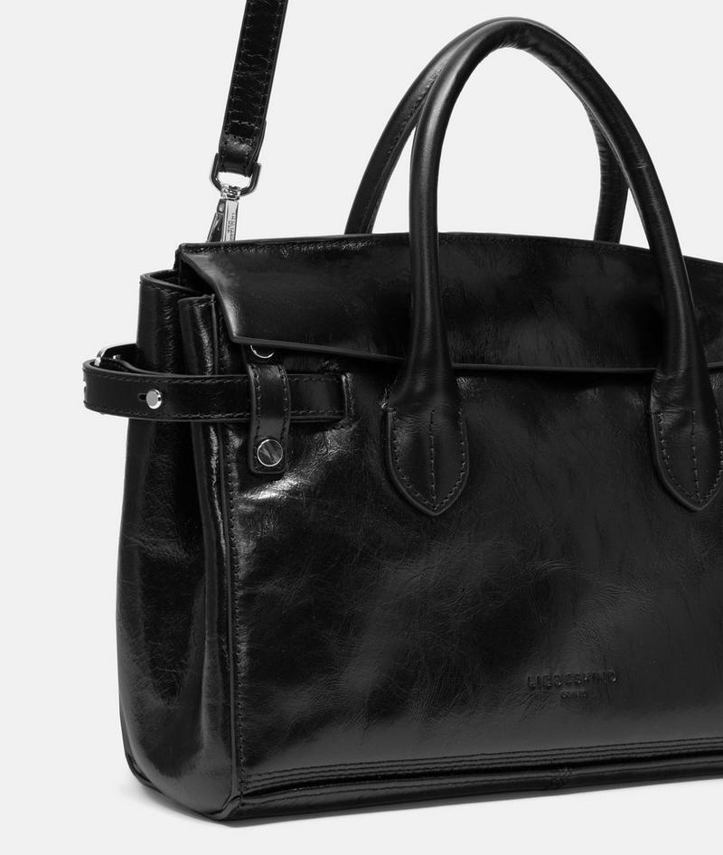 Liebeskind Herren Archive Gloria Satchel M - Schwarz