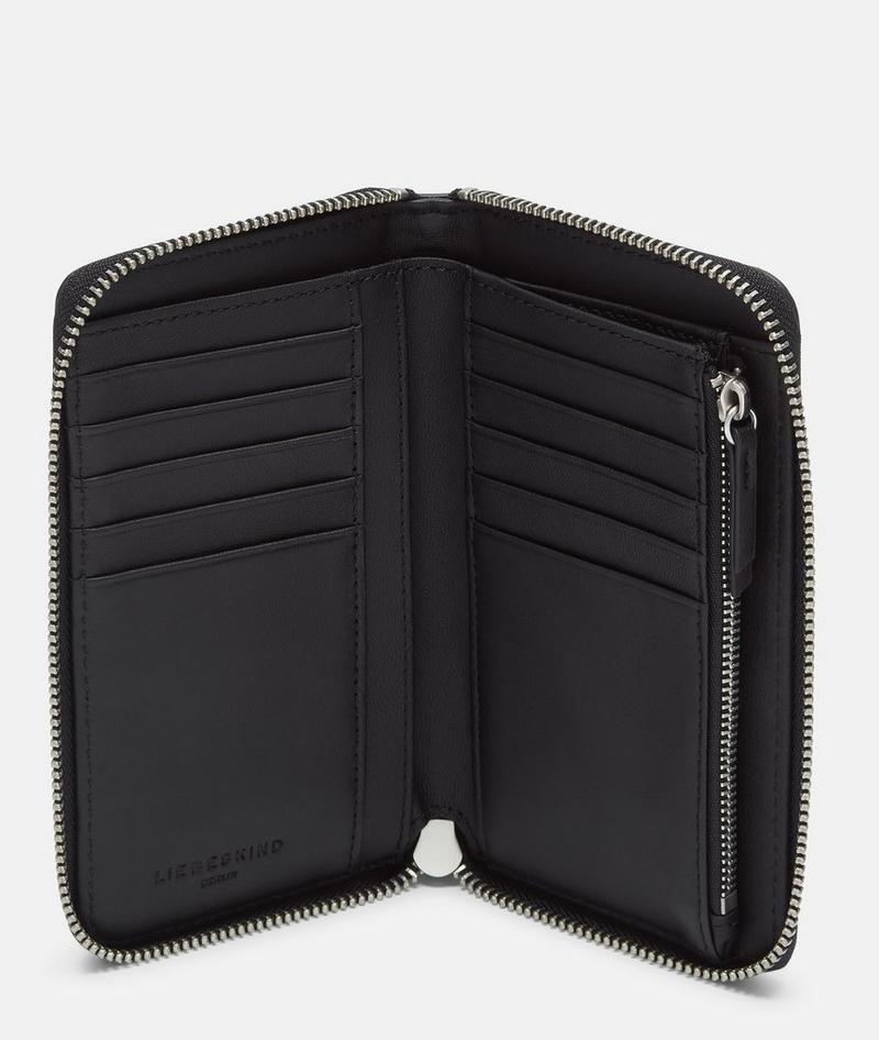 Liebeskind Herren Frieda Geldbörse M - Schwarz