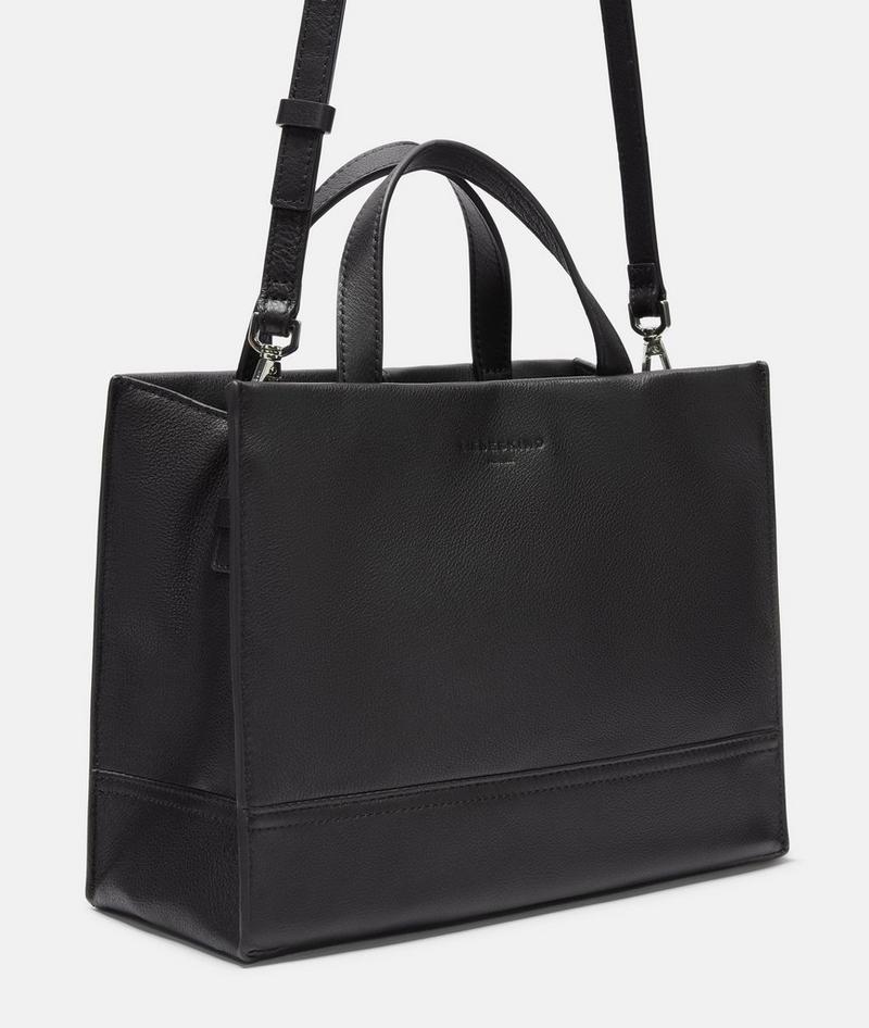 Liebeskind Herren Lou Satchel M - Schwarz