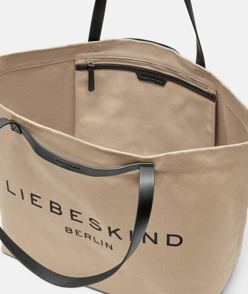 Liebeskind Herren Aurora Shopper L - Hellbraun