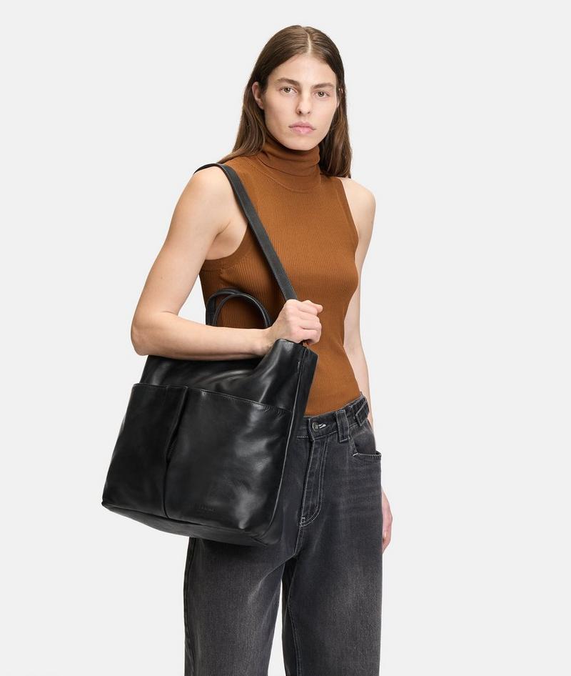 Liebeskind Herren Hera Tote L - Schwarz