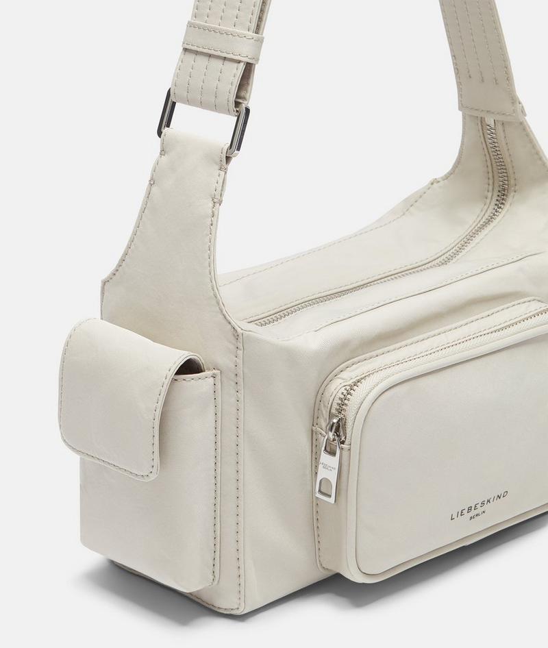 Liebeskind Herren Nylon Lila Crossbody S - Creme