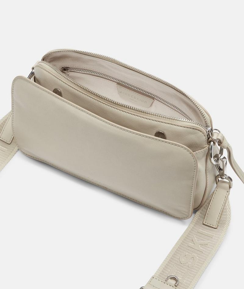 Liebeskind Herren Clarice Crossbody M - Creme