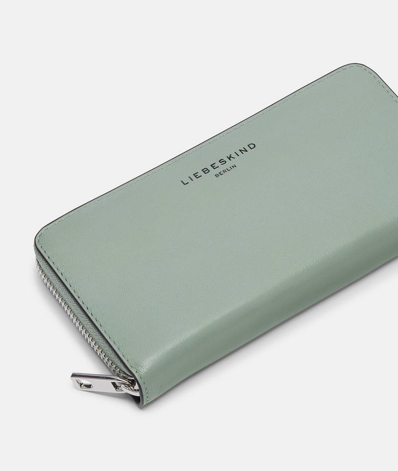 Liebeskind Herren Sally Geldbörse L - Dunkles Salbeigrün