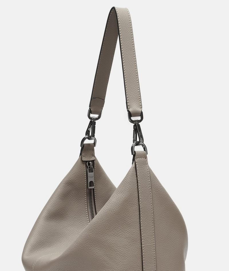 Liebeskind Herren Paris Hobo M - Steingrau