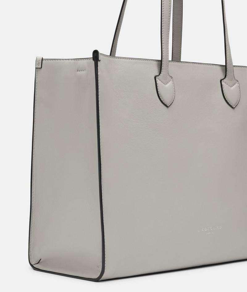 Liebeskind Herren Hilla Shopper L - Taubengrau