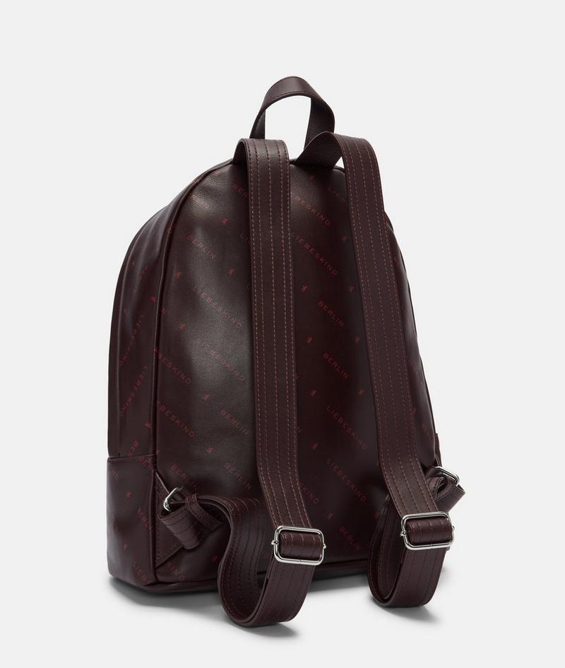 Liebeskind Herren Monogram Backpack M - Bordeaux