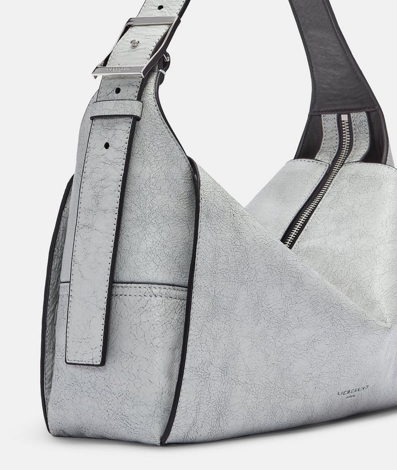 Liebeskind Herren Lou Hobo M - Creme