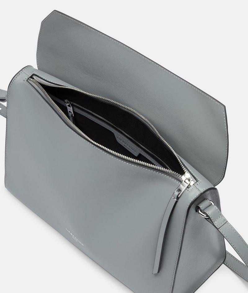 Liebeskind Herren Lora Crossbody M - Grau Meliert