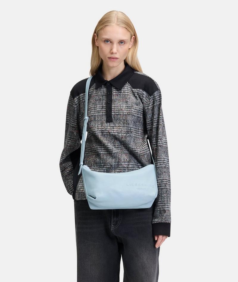 Liebeskind Herren Elvira Crossbody M - Hellblau