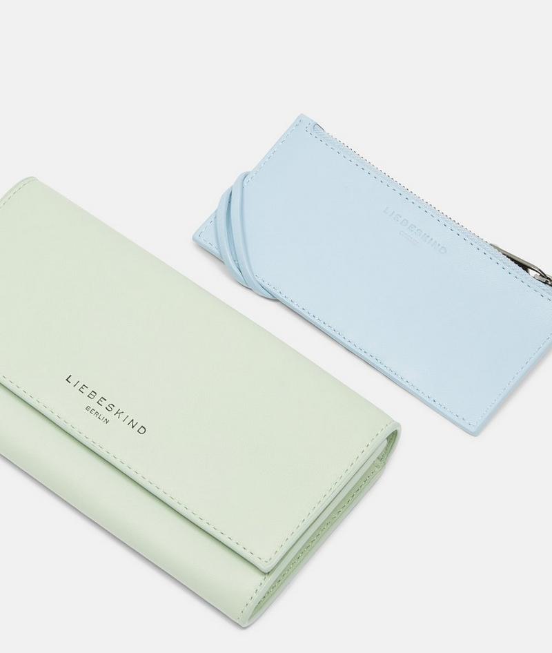 Liebeskind Herren Valentina Geldbörse L - Salbeigrün