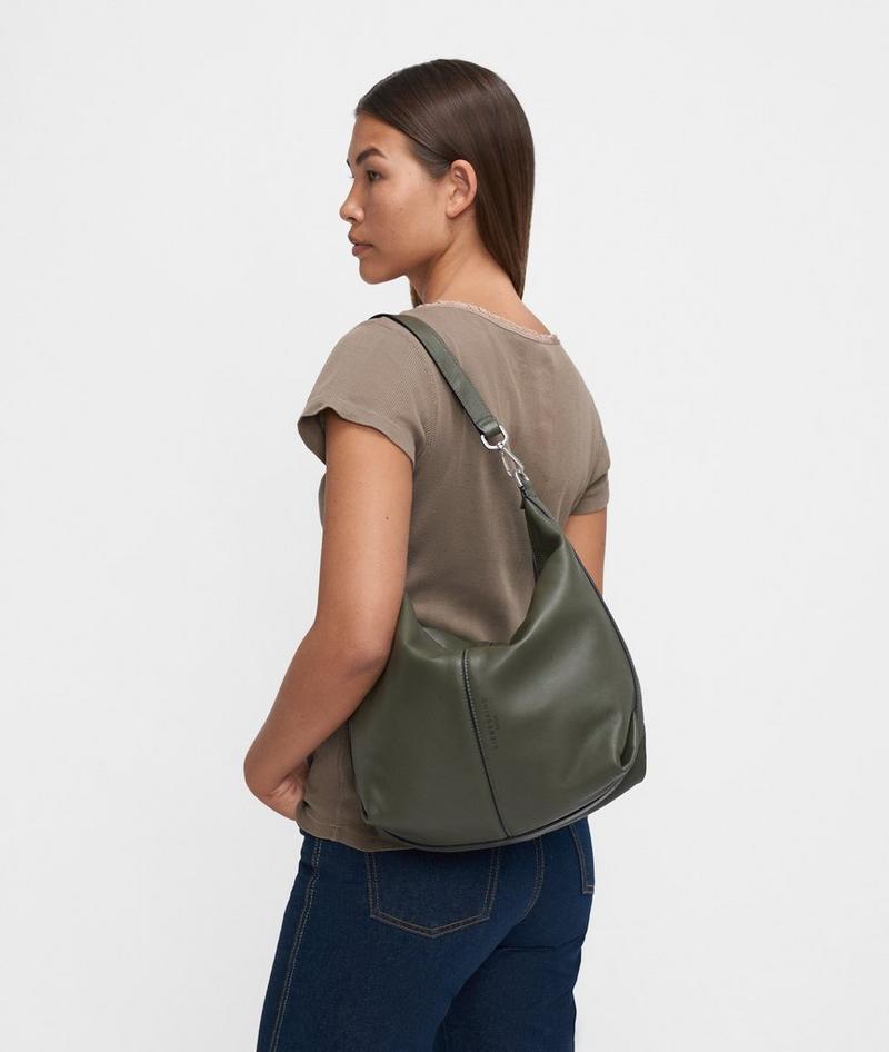 Liebeskind Herren Paris Hobo M - Olivgrün