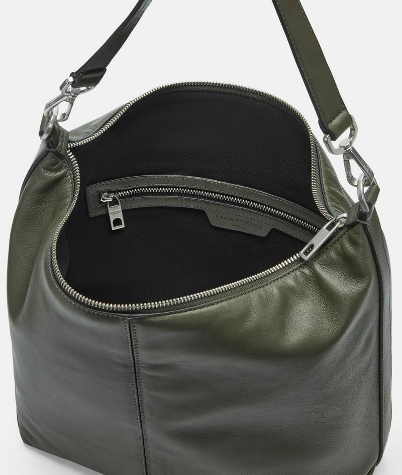 Liebeskind Herren Paris Hobo M - Olivgrün