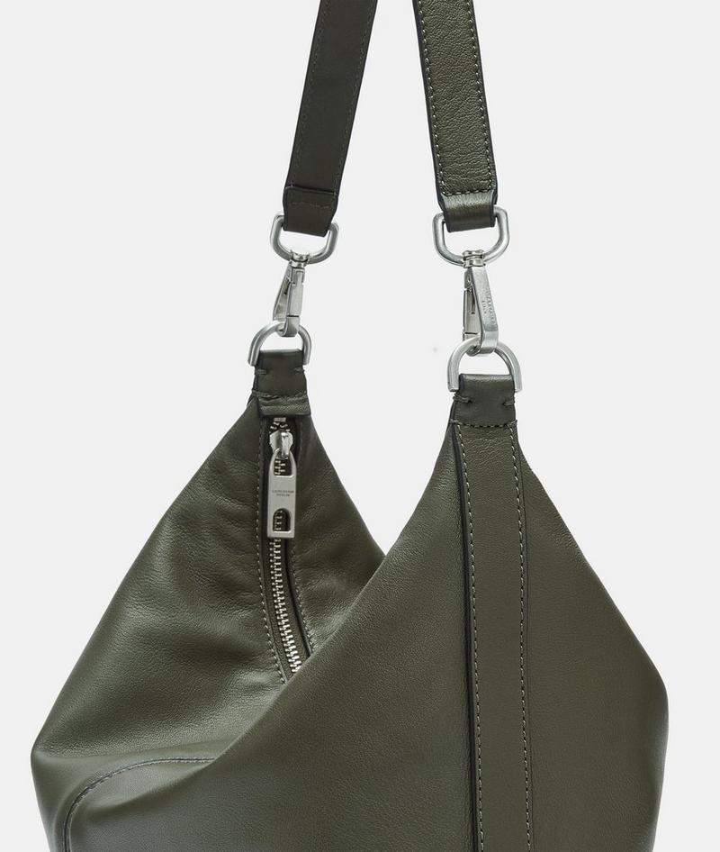 Liebeskind Herren Paris Hobo M - Olivgrün