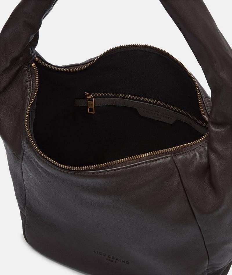 Liebeskind Herren Farrah Hobo M - Mokka