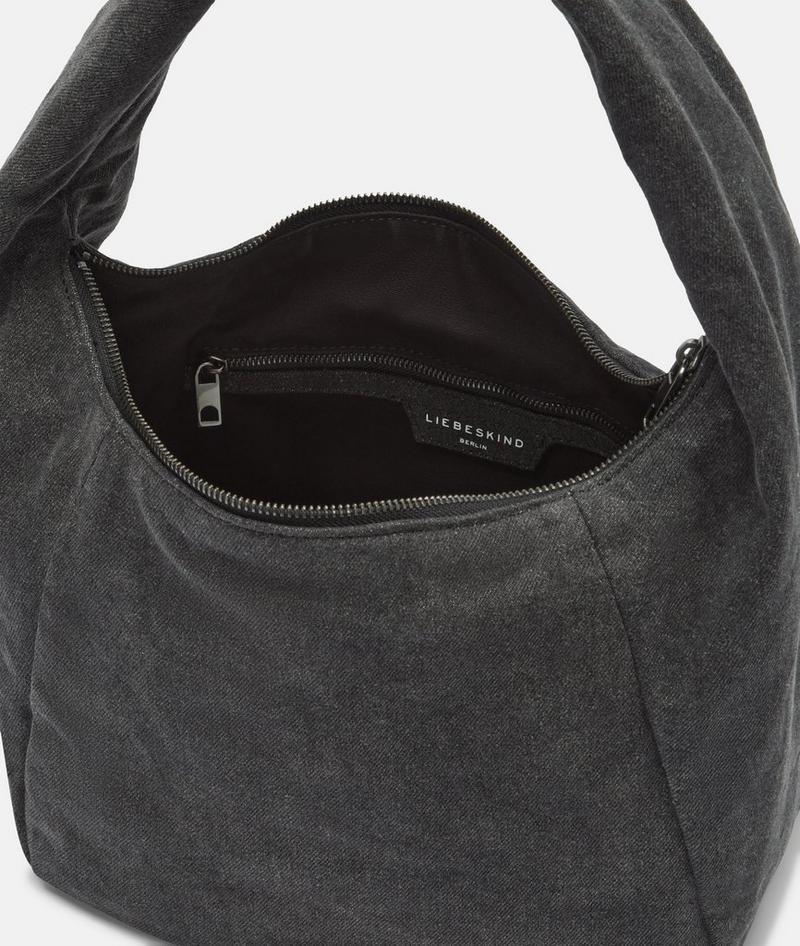 Liebeskind Herren Farrah Hobo M - Schwarz