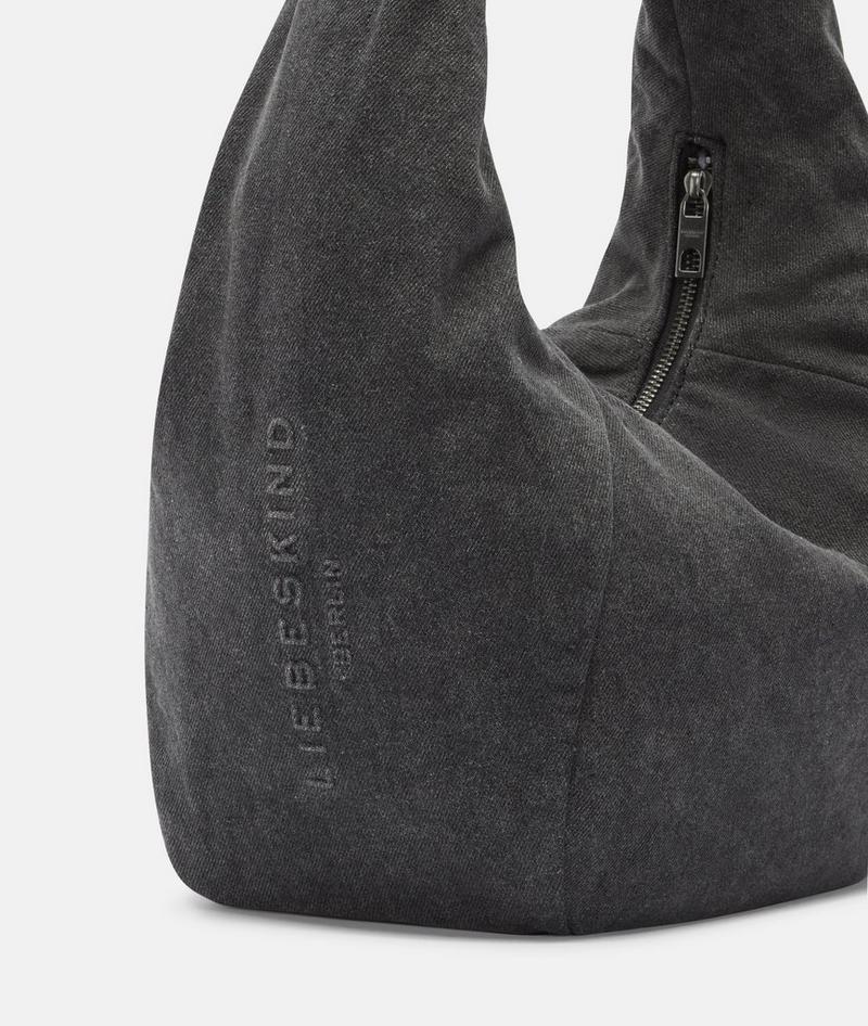 Liebeskind Herren Farrah Hobo M - Schwarz