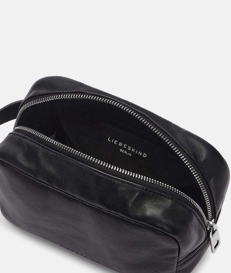Liebeskind Herren Cosmetic Pouch S - Schwarz