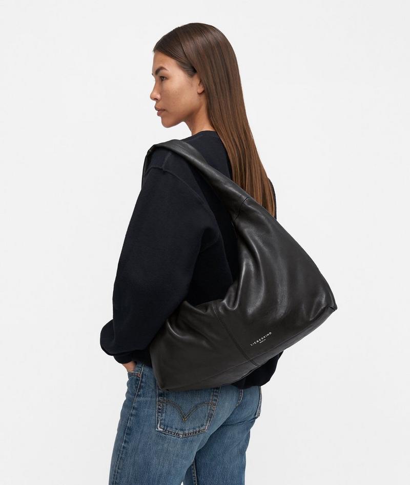 Liebeskind Herren Bo Hobo L - Schwarz