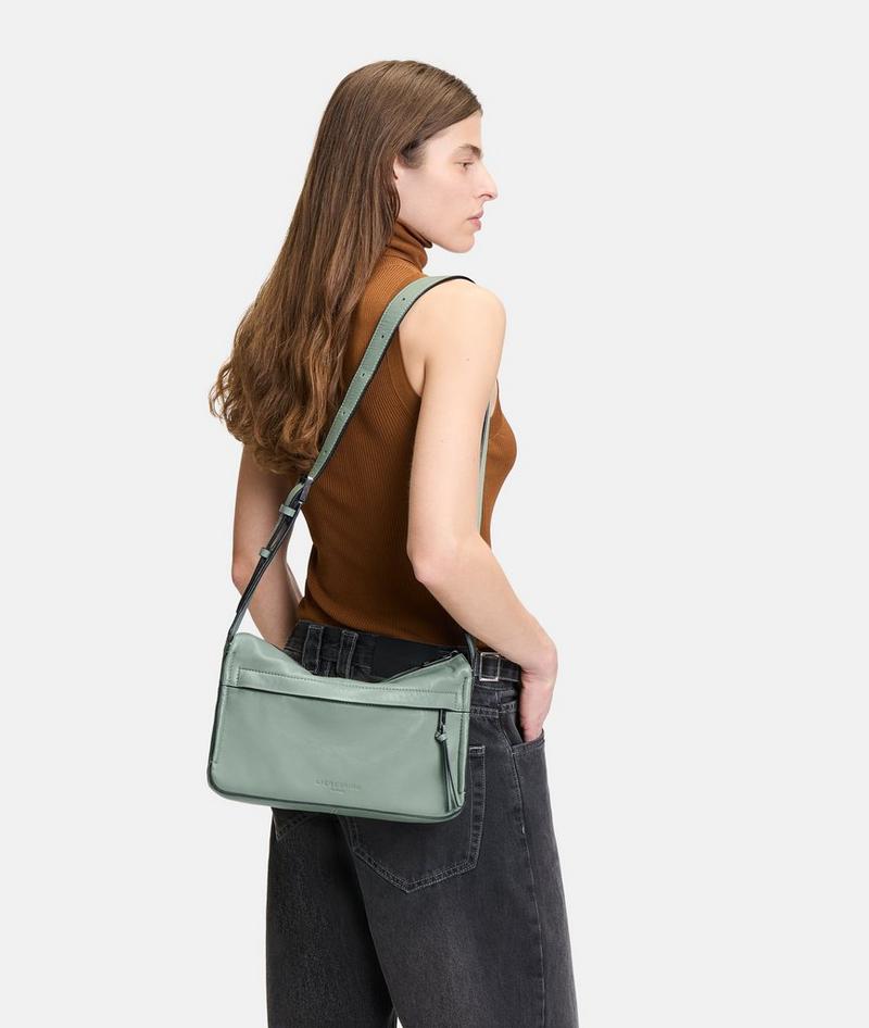 Liebeskind Herren Sky Hobo S - Dunkles Salbeigrün