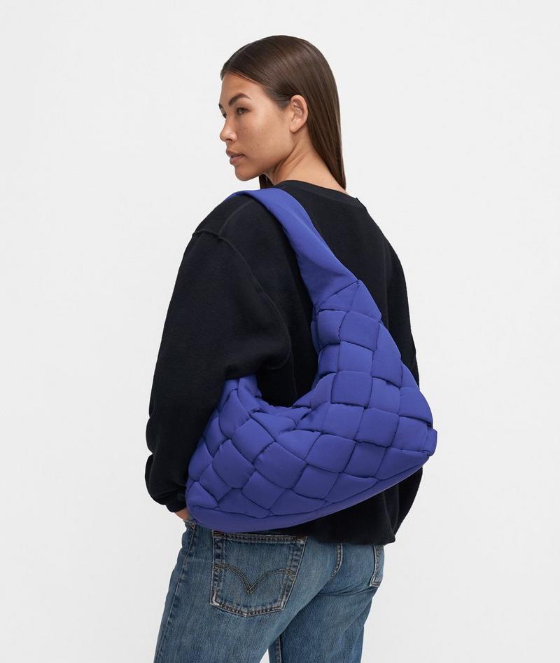 Liebeskind Herren Nylon Bo Hobo L - Lila