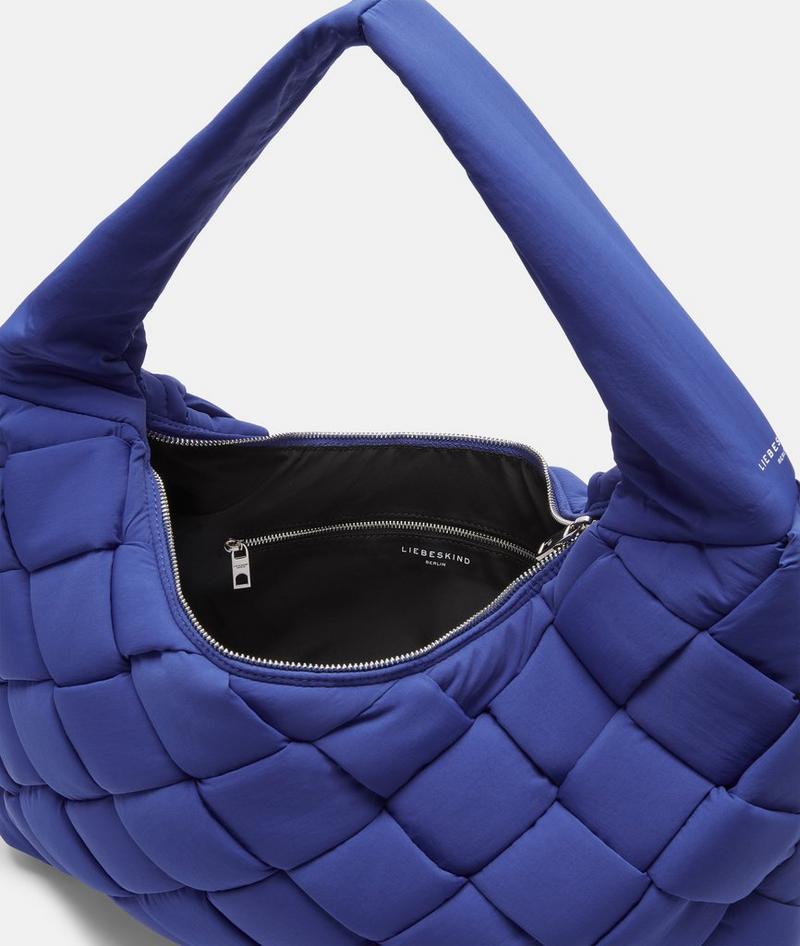 Liebeskind Herren Nylon Bo Hobo L - Lila