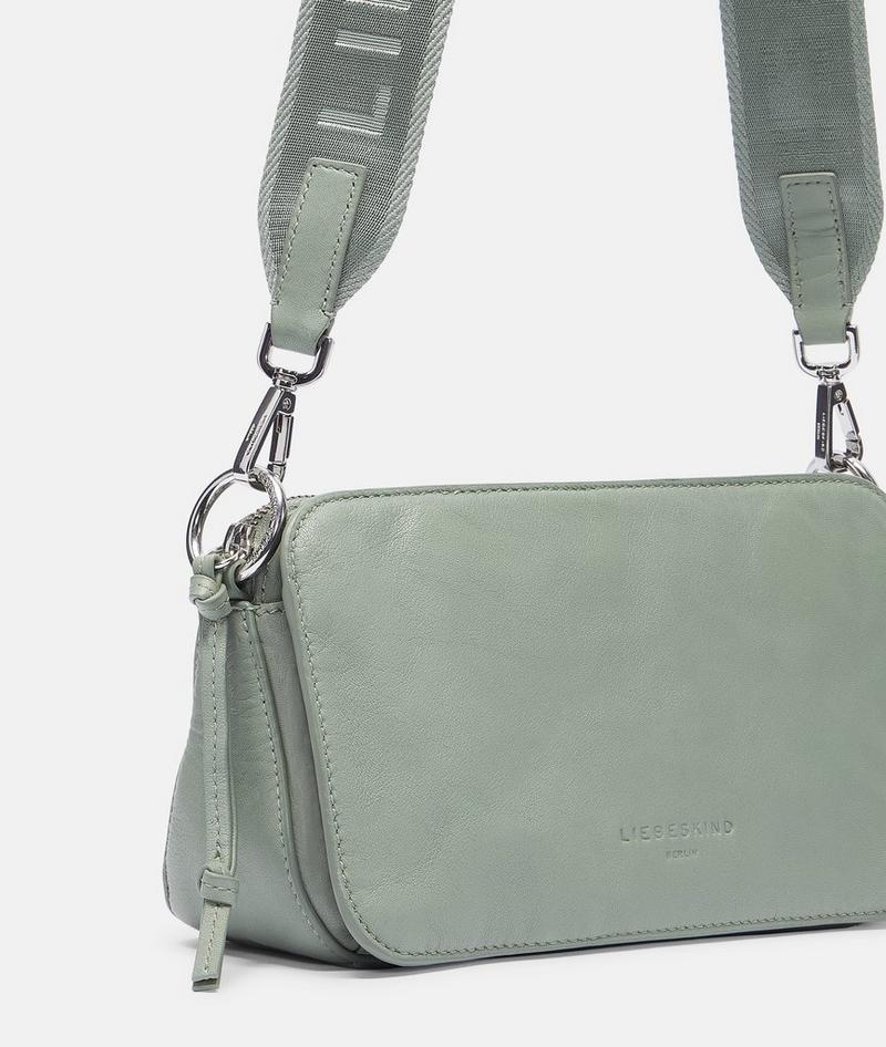 Liebeskind Herren Clarice Crossbody M - Dunkles Salbeigrün