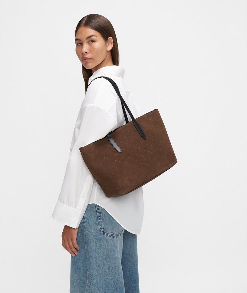 Liebeskind Herren Monogram Shopper M - Cognac