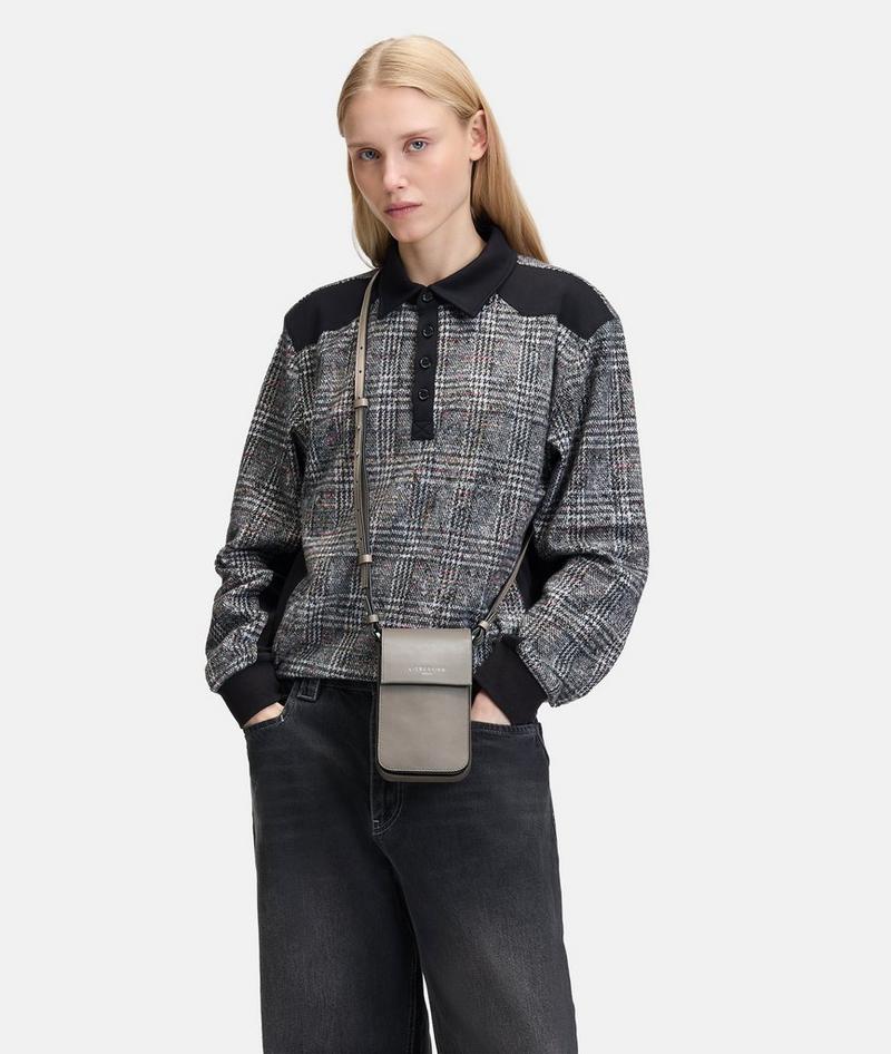 Liebeskind Herren Lea Mobile Pouch - Steingrau