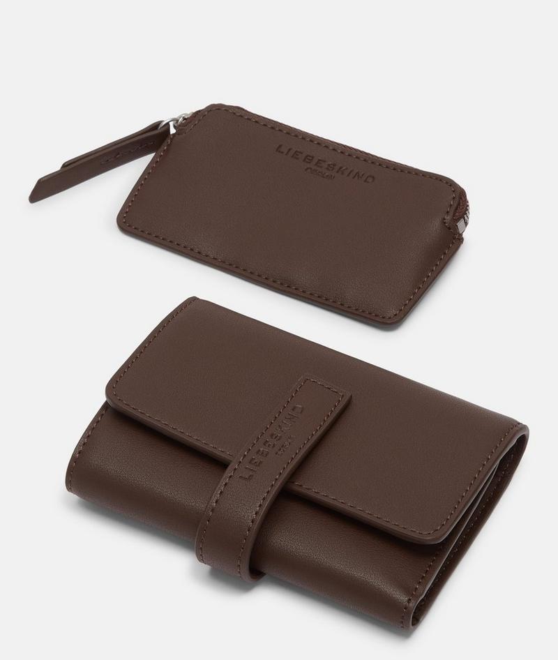 Liebeskind Herren Kate Geldbörse M - Dunkelbraun