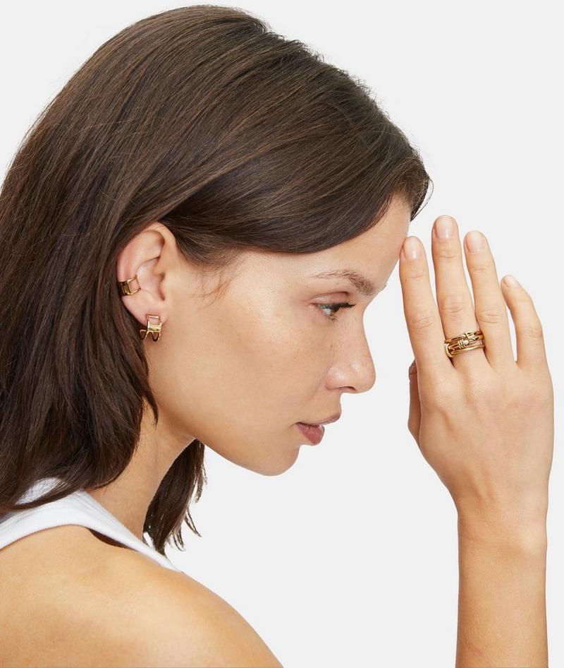 Liebeskind Herren Ohrringe - Gold