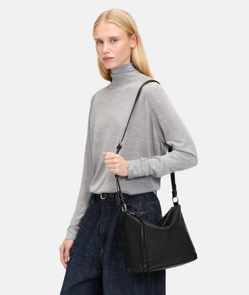 Liebeskind Herren Aissa Hobo S - Schwarz