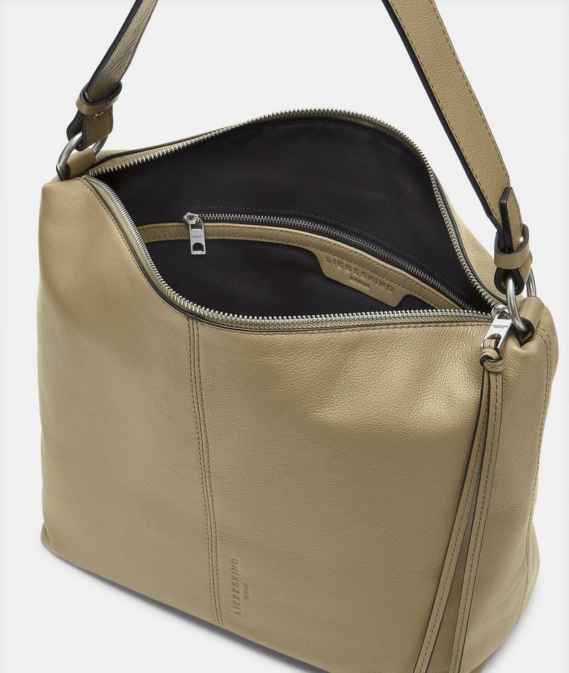 Liebeskind Herren Aissa Hobo M - Olivgrün