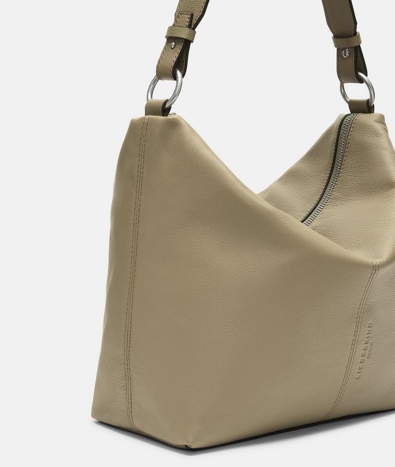 Liebeskind Herren Aissa Hobo M - Olivgrün