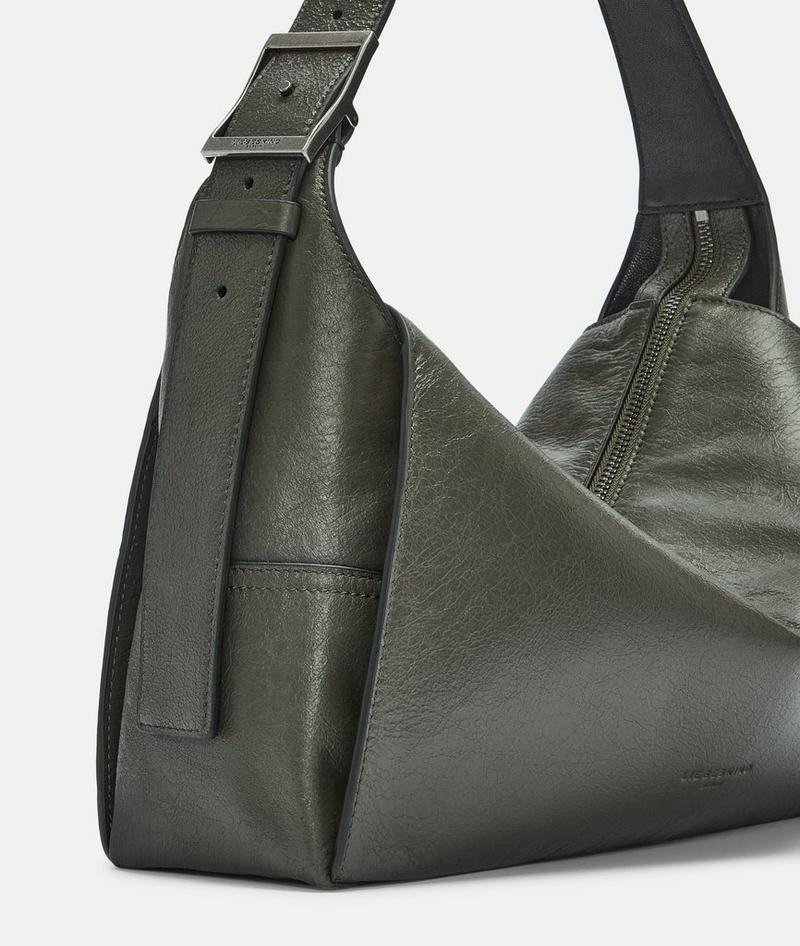 Liebeskind Herren Lou Hobo M - Olivgrün