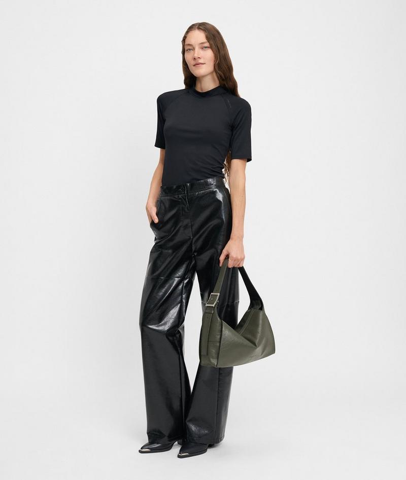 Liebeskind Herren Lou Hobo M - Olivgrün