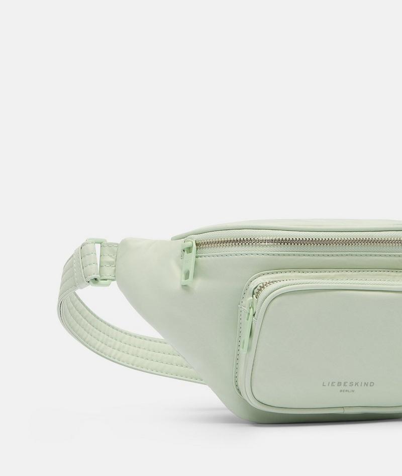 Liebeskind Herren Nylon Lila Belt-bag M - Salbeigrün