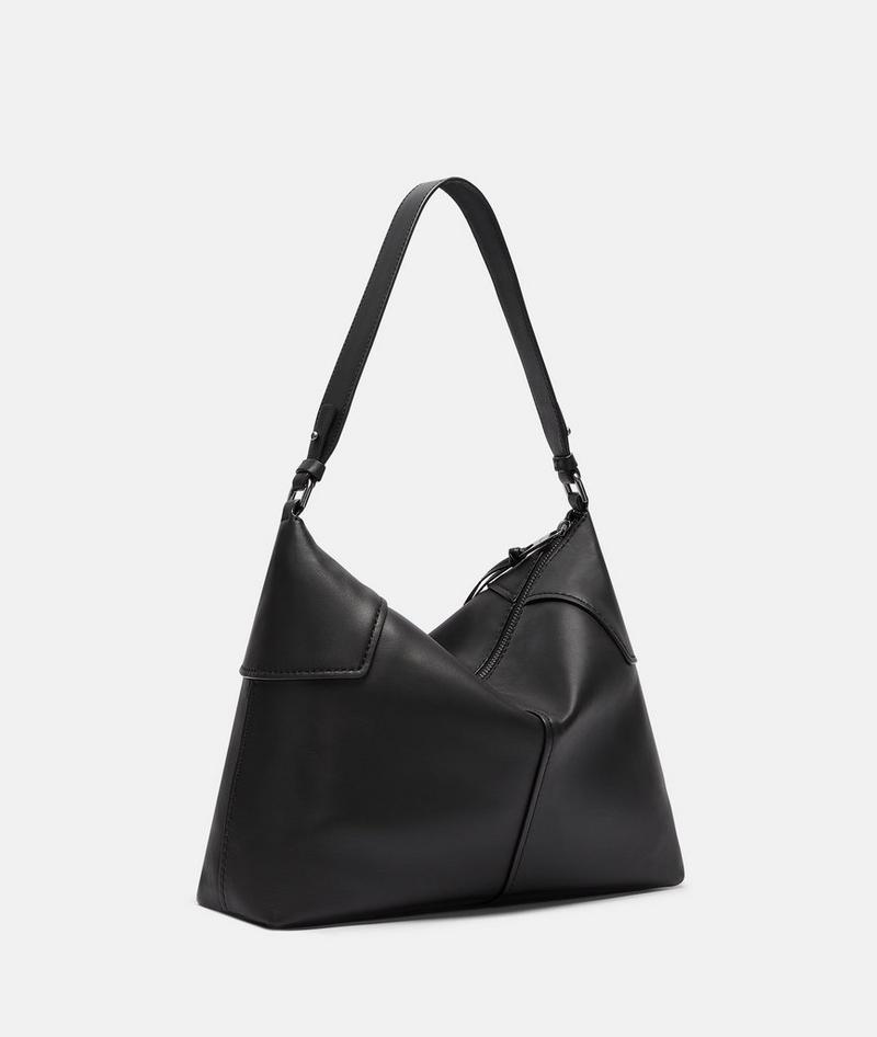 Liebeskind Herren Mila Hobo M - Schwarz