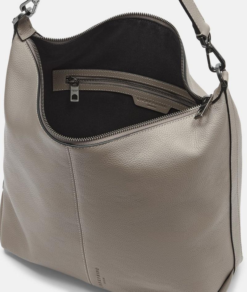 Liebeskind Herren Paris Hobo M - Steingrau