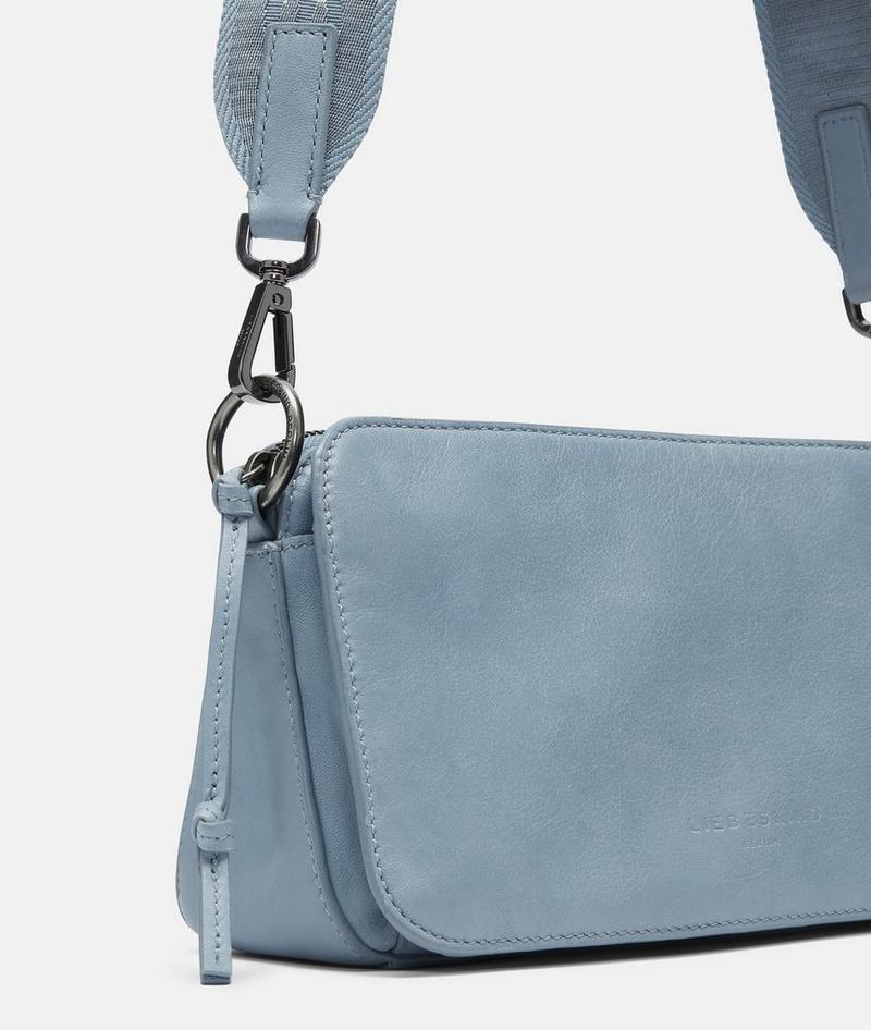 Liebeskind Herren Clarice Crossbody M - Blassblau