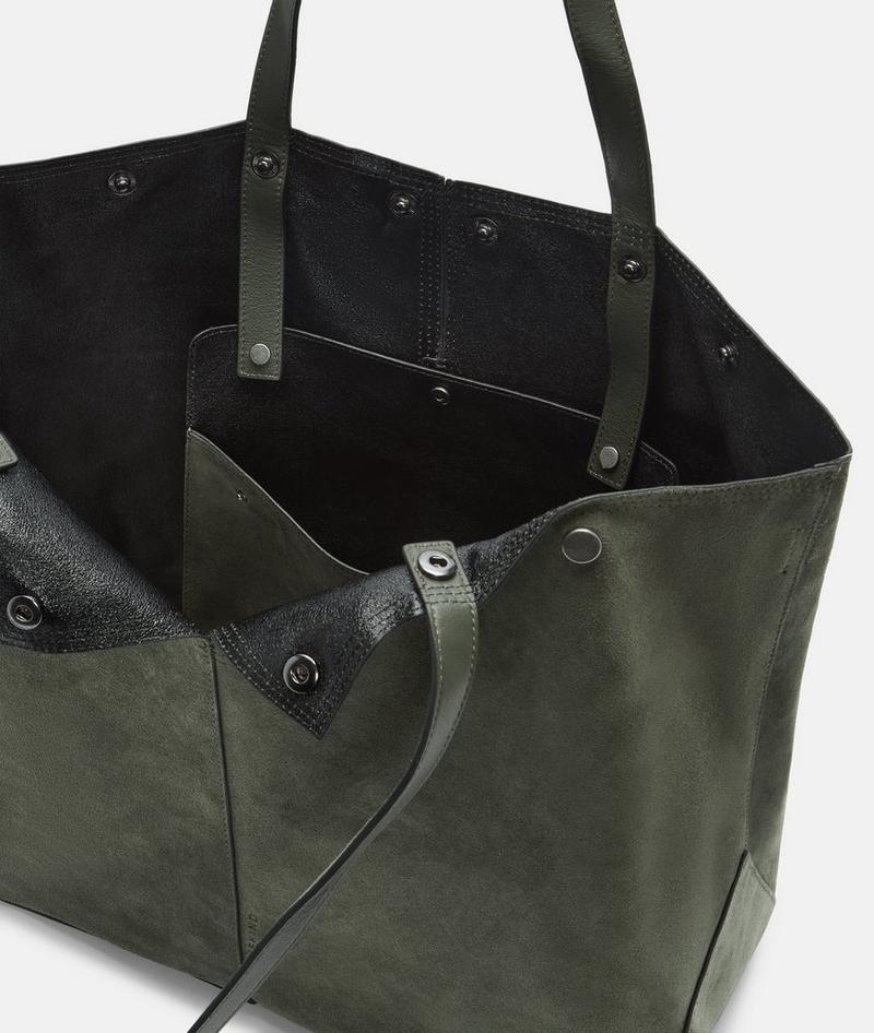 Liebeskind Herren Rive Shopper L - Olivgrün