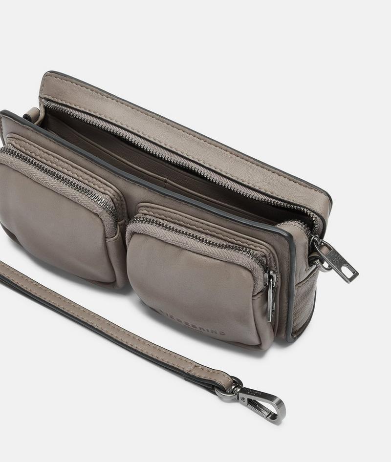 Liebeskind Herren Maia Pouch M - Steingrau