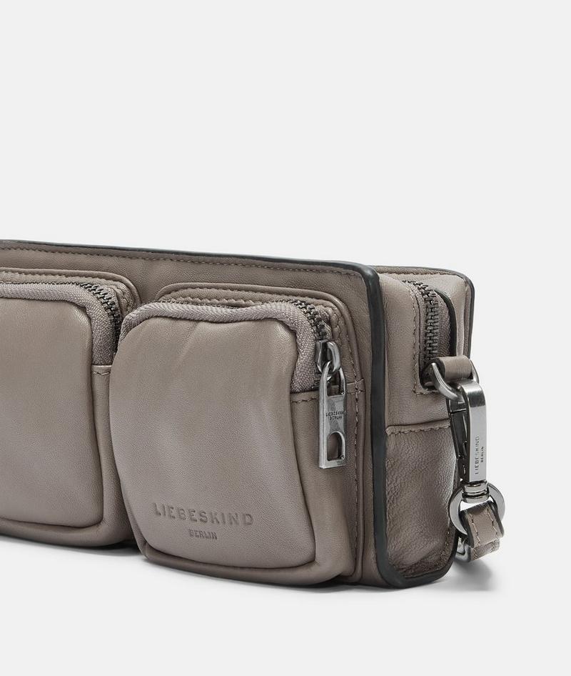 Liebeskind Herren Maia Pouch M - Steingrau