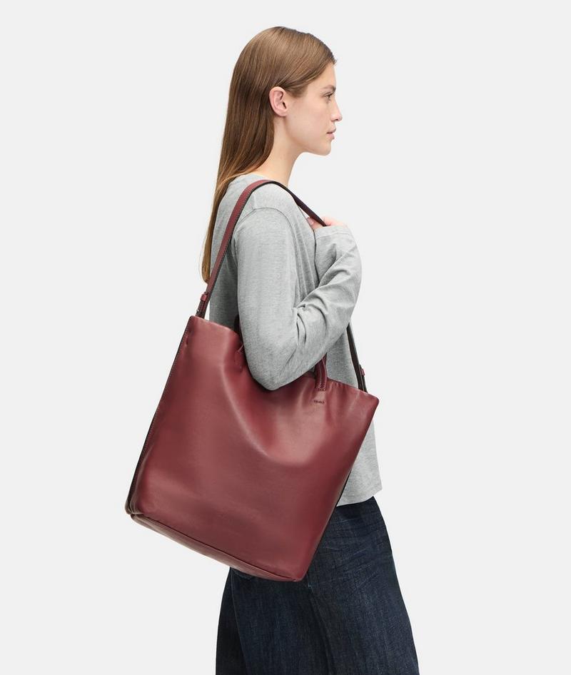 Liebeskind Herren Hera Tote L - Bordeaux