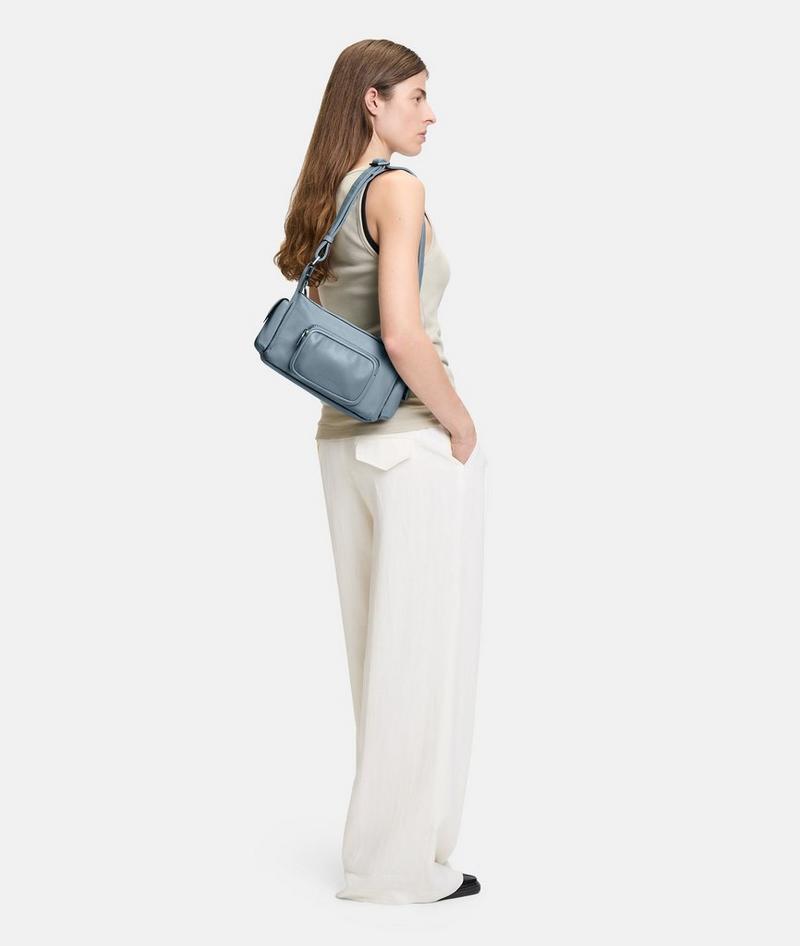 Liebeskind Herren Lila Crossbody S - Blassblau