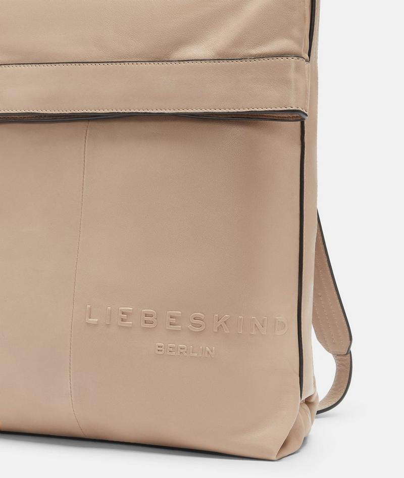 Liebeskind Herren Elvira Backpack L - Beige