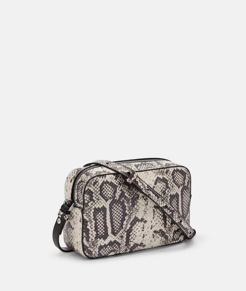 Liebeskind Herren Snake Ella Camera-bag S - Steingrau